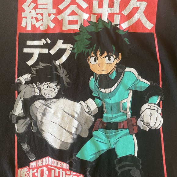 My Hero Academia Anime LOT: 2 Youth Large Tees and 3 Figures! One Low Price! - Picture 9 of 13